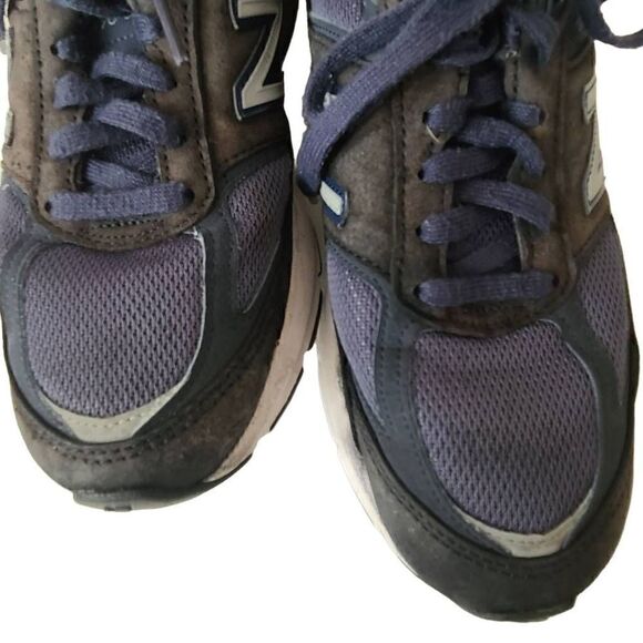 New Balance Womens W990NVS Blue Suede Running Shoe Made in USA Size 10 - Picture 7 of 12